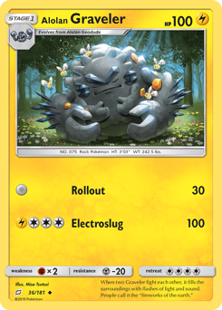 Alolan Graveler Team Up #36