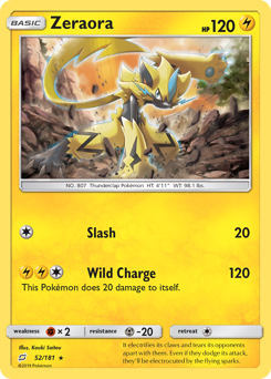 Zeraora #52 PSA 10