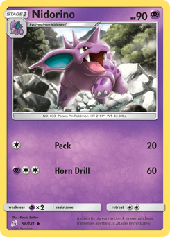 Nidorino #58 Team Up