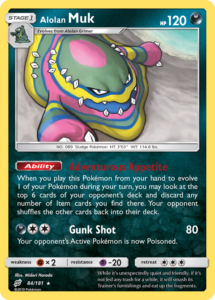 Alolan Muk #84 Team Up