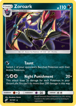 Zoroark #91 PSA 10