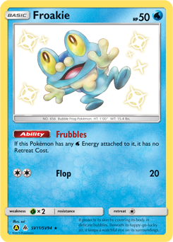 Froakie #SV11 Hidden Fates Shiny Vault