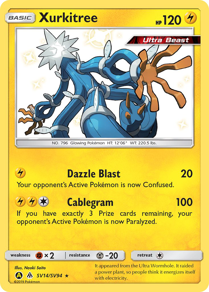 Xurkitree #SV14 Hidden Fates Shiny Vault