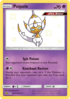 Poipole #SV19 Hidden Fates Shiny Vault