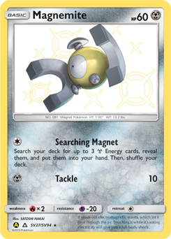 Magnemite #SV27 Hidden Fates Shiny Vault