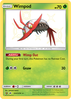 Wimpod #SV4 Hidden Fates Shiny Vault
