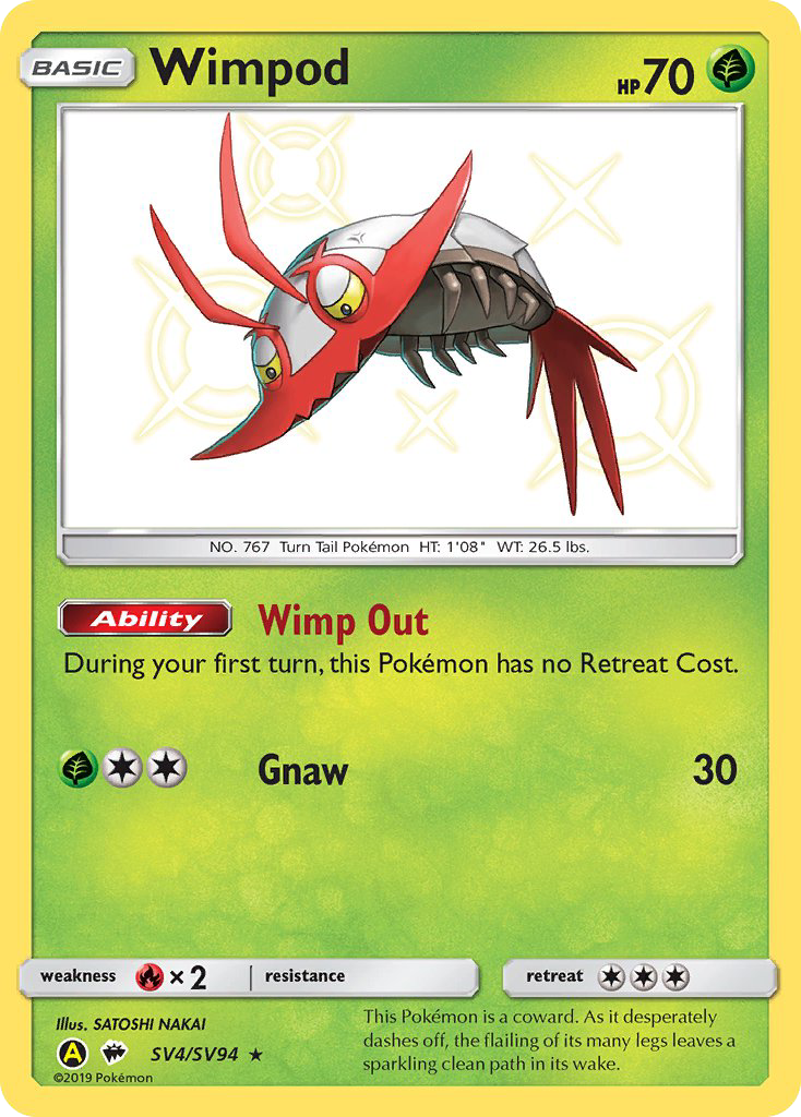 Wimpod #SV4 Hidden Fates Shiny Vault