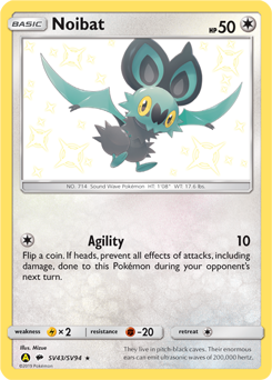 Noibat #SV43 Hidden Fates Shiny Vault