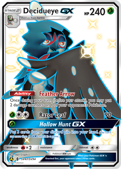 Decidueye-GX #SV47 Hidden Fates Shiny Vault
