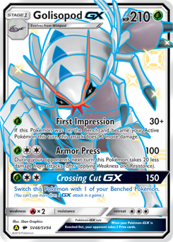 Golisopod-GX #SV48 Hidden Fates Shiny Vault