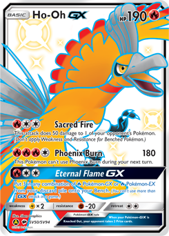 Ho-Oh-GX #SV50 Hidden Fates Shiny Vault