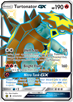 Turtonator-GX #SV52 Hidden Fates Shiny Vault