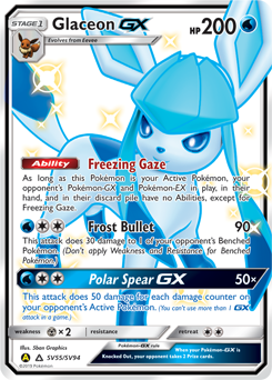 Glaceon-GX #SV55 Hidden Fates Shiny Vault