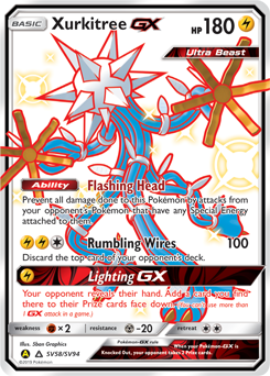 Xurkitree-GX #SV58 Hidden Fates Shiny Vault