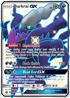 Darkrai-GX #SV70 Hidden Fates Shiny Vault