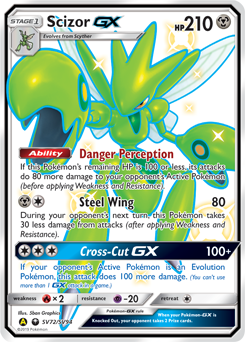 Scizor-GX #SV72 Hidden Fates Shiny Vault
