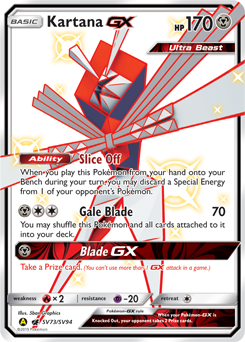 Kartana-GX #SV73 Hidden Fates Shiny Vault