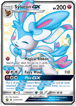 Sylveon-GX #SV76 Hidden Fates Shiny Vault