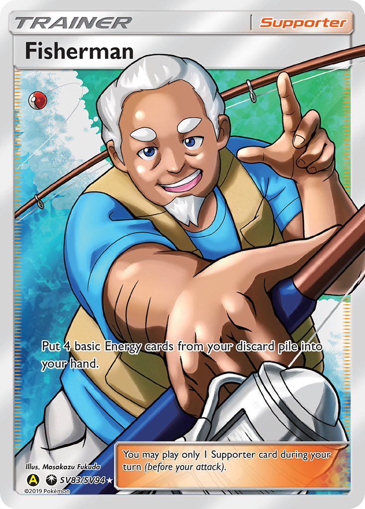 Fisherman #SV83 Hidden Fates Shiny Vault