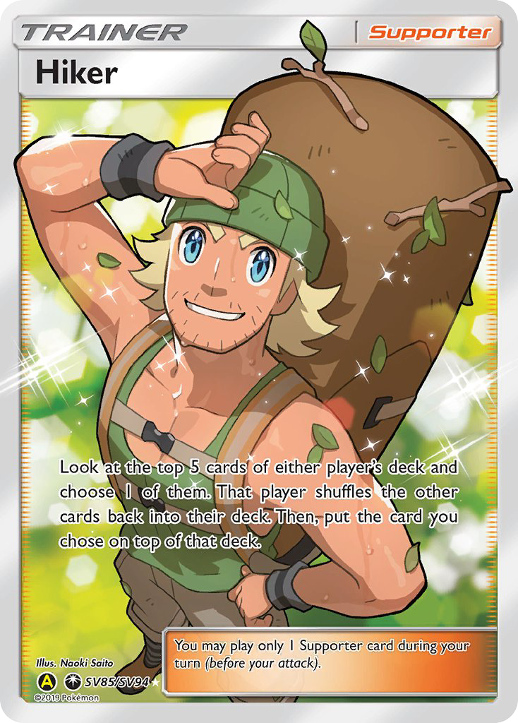Hiker #SV85 Hidden Fates Shiny Vault