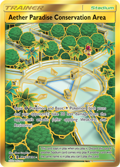 Aether Paradise Conservation Area #SV87 Hidden Fates Shiny Vault