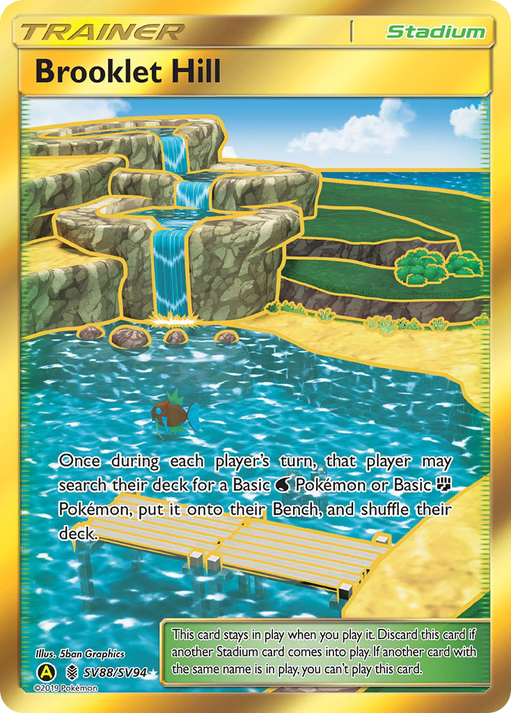 Brooklet Hill #SV88 Hidden Fates Shiny Vault