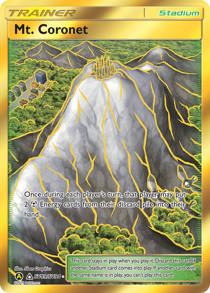 Mt. Coronet #SV89 Hidden Fates Shiny Vault