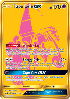 Tapu Lele-GX #SV94 Hidden Fates Shiny Vault
