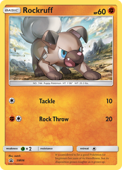 Rockruff SM Black Star Promos #SM06