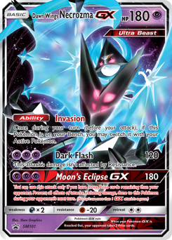 Dawn Wings Necrozma-GX #SM101 SM Black Star Promos