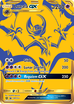 Lunala-GX #SM103A SM Black Star Promos