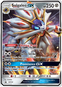 Solgaleo-GX #SM104 SM Black Star Promos