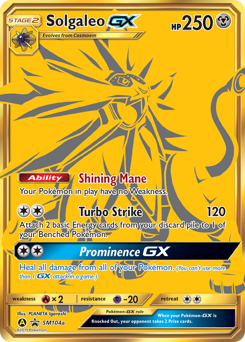 Solgaleo-GX #SM104A SM Black Star Promos