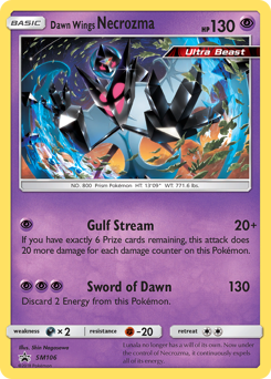 Dawn Wings Necrozma #SM106 SM Black Star Promos