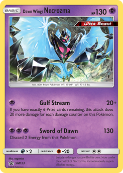 Dawn Wings Necrozma #SM123 SM Black Star Promos