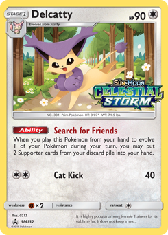 Delcatty #SM132 SM Black Star Promos