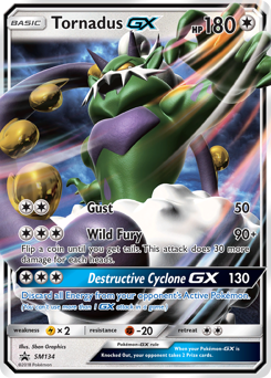 Tornadus-GX SM Black Star Promos #SM134