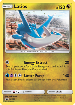 Latios #SM136 SM Black Star Promos