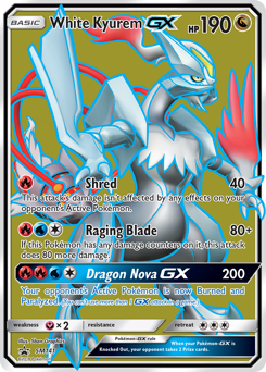 White Kyurem-GX #SM141 SM Black Star Promos