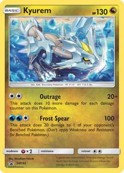 Kyurem #SM142 SM Black Star Promos