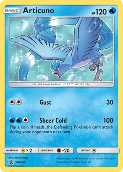 Articuno #SM144 SM Black Star Promos