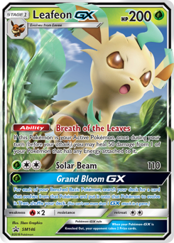 Leafeon-GX #SM146 SM Black Star Promos