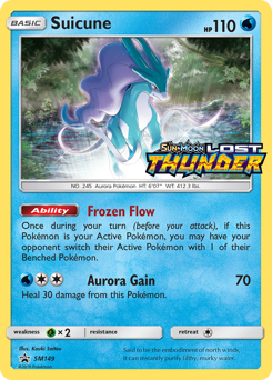 Suicune #SM149 SM Black Star Promos