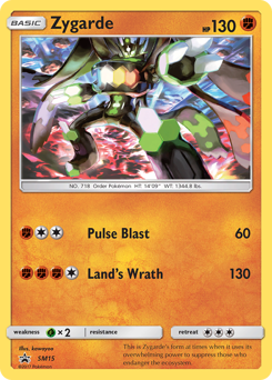 Zygarde #SM15 SM Black Star Promos