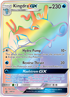Kingdra-GX #SM155 SM Black Star Promos