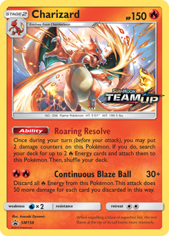 Charizard #SM158 SM Black Star Promos