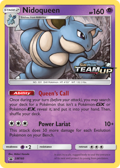 Nidoqueen #SM160 SM Black Star Promos