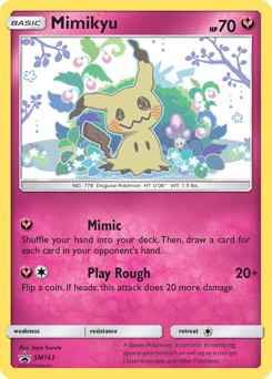 Mimikyu #SM163 SM Black Star Promos