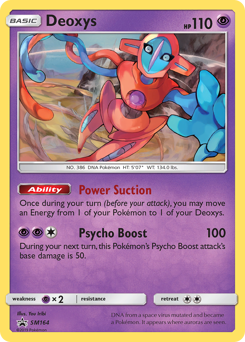 Deoxys SM Black Star Promos #SM164