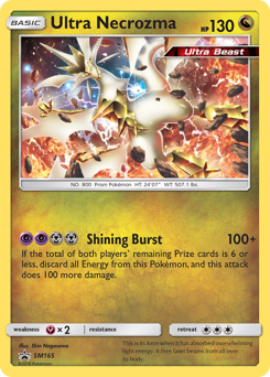 Ultra Necrozma #SM165 SM Black Star Promos